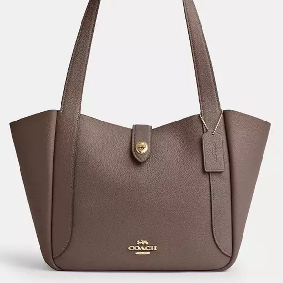 Coach Handbags - Coach Chocolate Brown Leather Tote